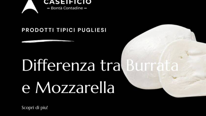 Differenza tra Burrata e Mozzarella